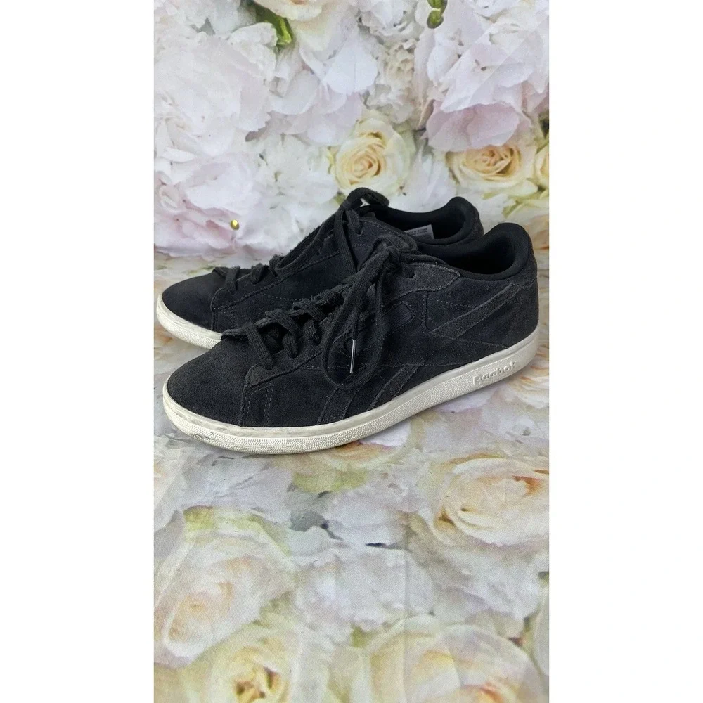Reebok Classic Shoes Women's Size 7.5 Sneakers Charcoal Gray Suede Skate Y2K